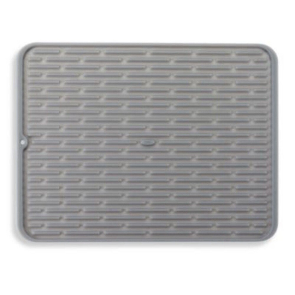 OXO Good Grips Large Silicone Drying Mat Gray Kitchen Dish Rack Counter Mat